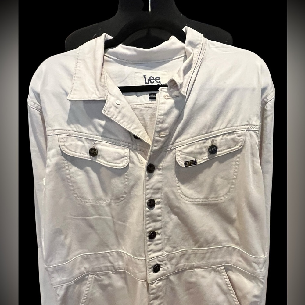 NWOT Lee Union Alls Twill Denim Jumpsuit - Picture 3 of 7